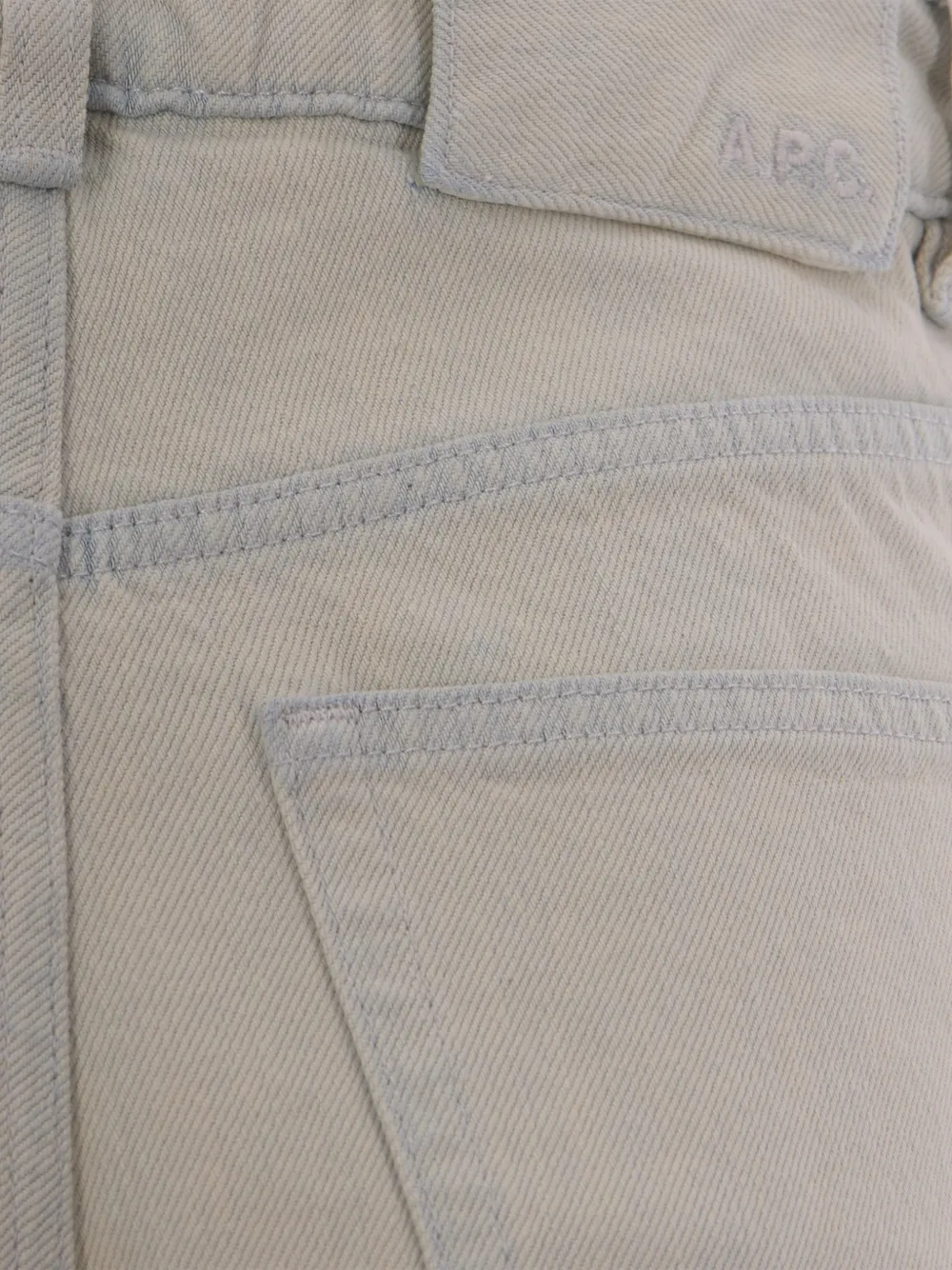  A.p.c. Jean à Coupe Ample - Gris 