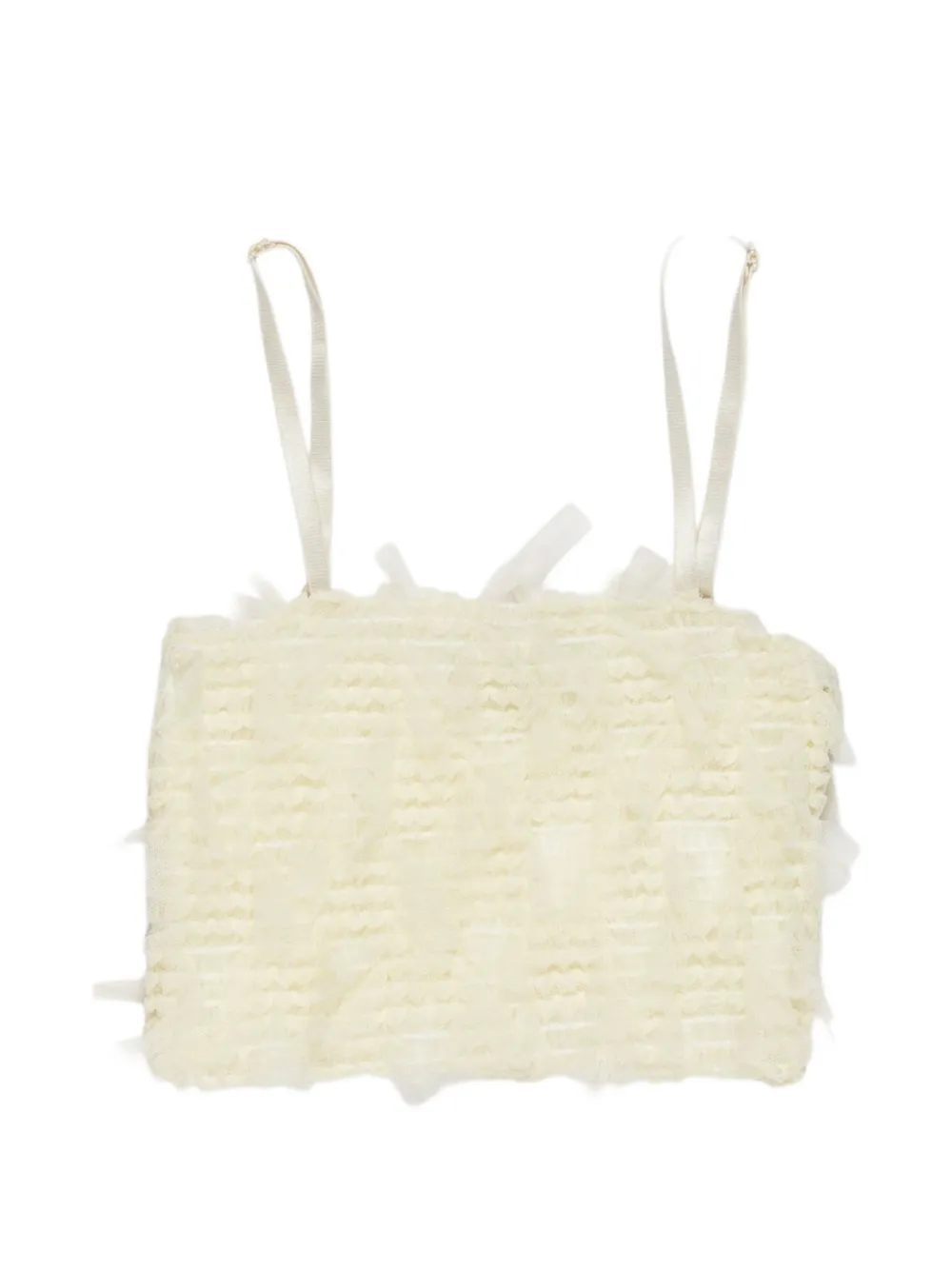 Miss Grant Kids ruffled top - Bianco