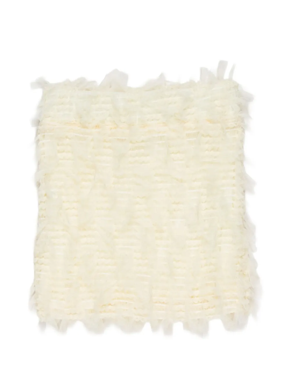 Miss Grant Kids ruffled skirt - Bianco