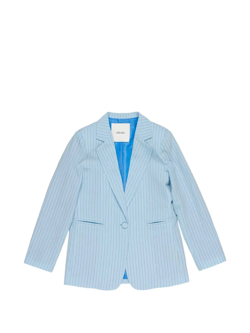 Miss Grant Kids striped blazer - Blu