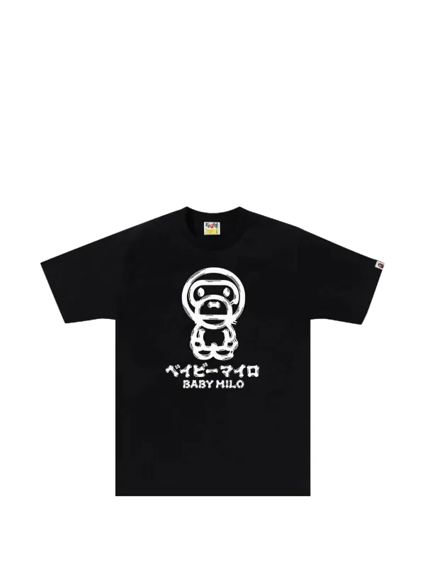 A BATHING APE グラフィックTシャツ ブラック A BATHING APE® グラフィック Tシャツ | ブラック | FARFETCH JP