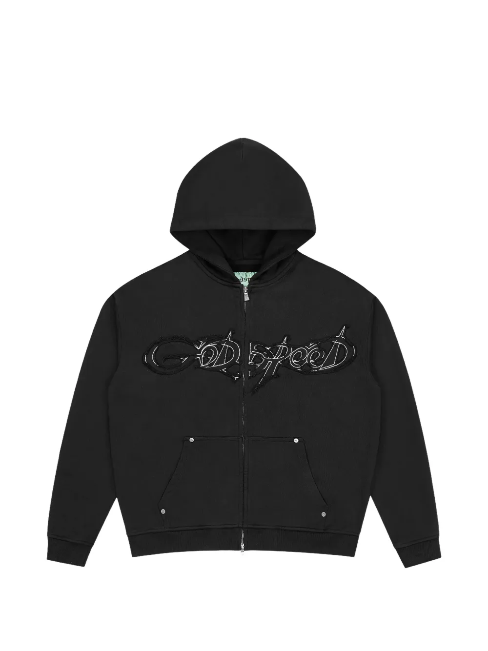 GODSPEED raw import hoodie - Nero