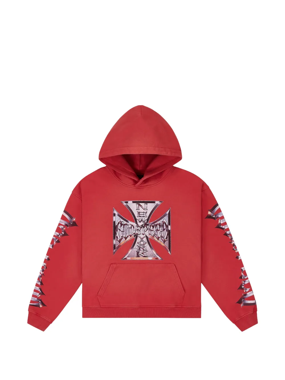 GODSPEED Chrome Motto hoodie - Rot