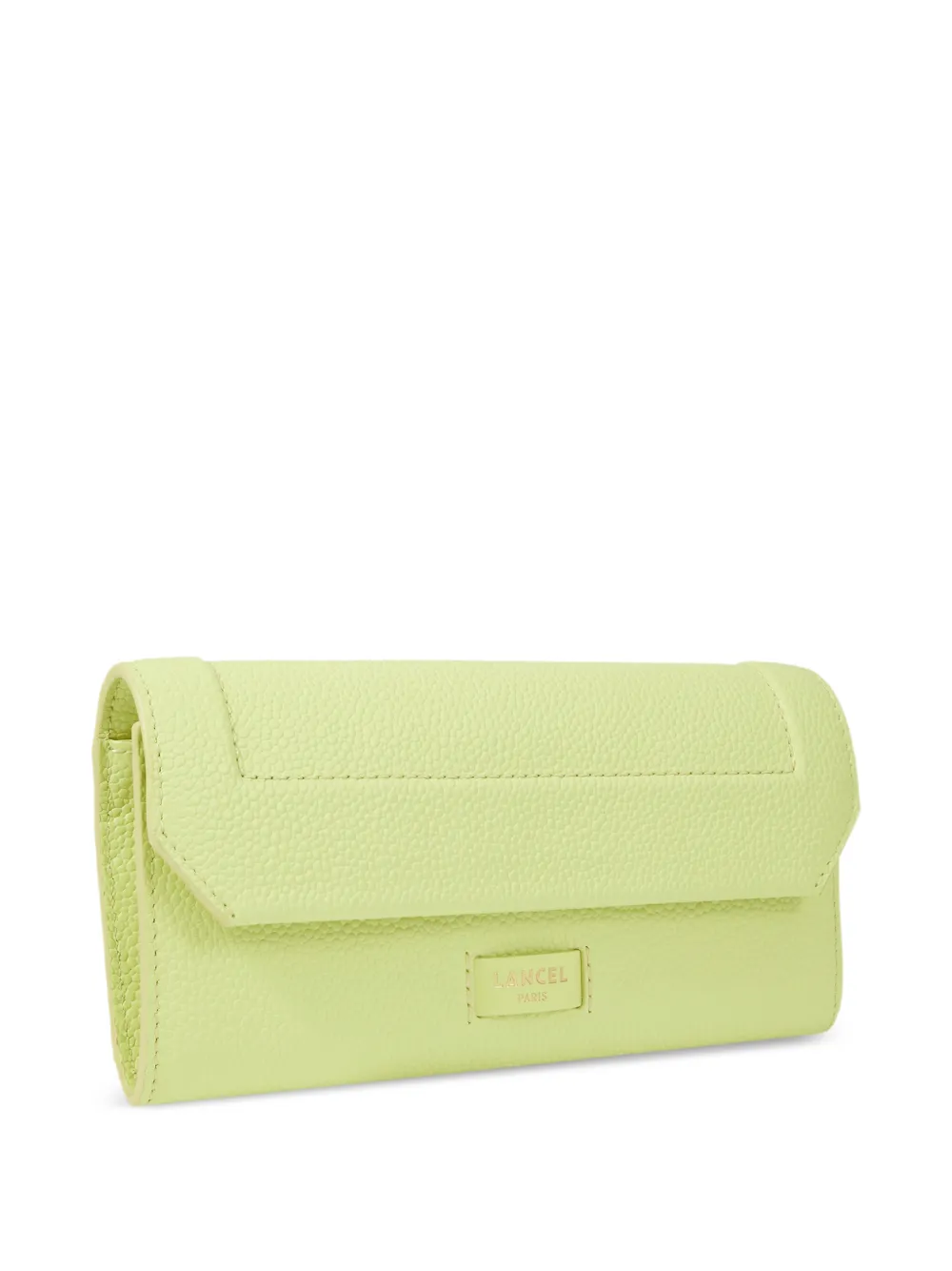 Lancel Smalle portemonnee Geel