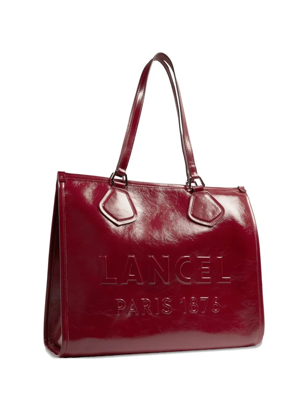  Lancel L Zip Tote Bag - Red 