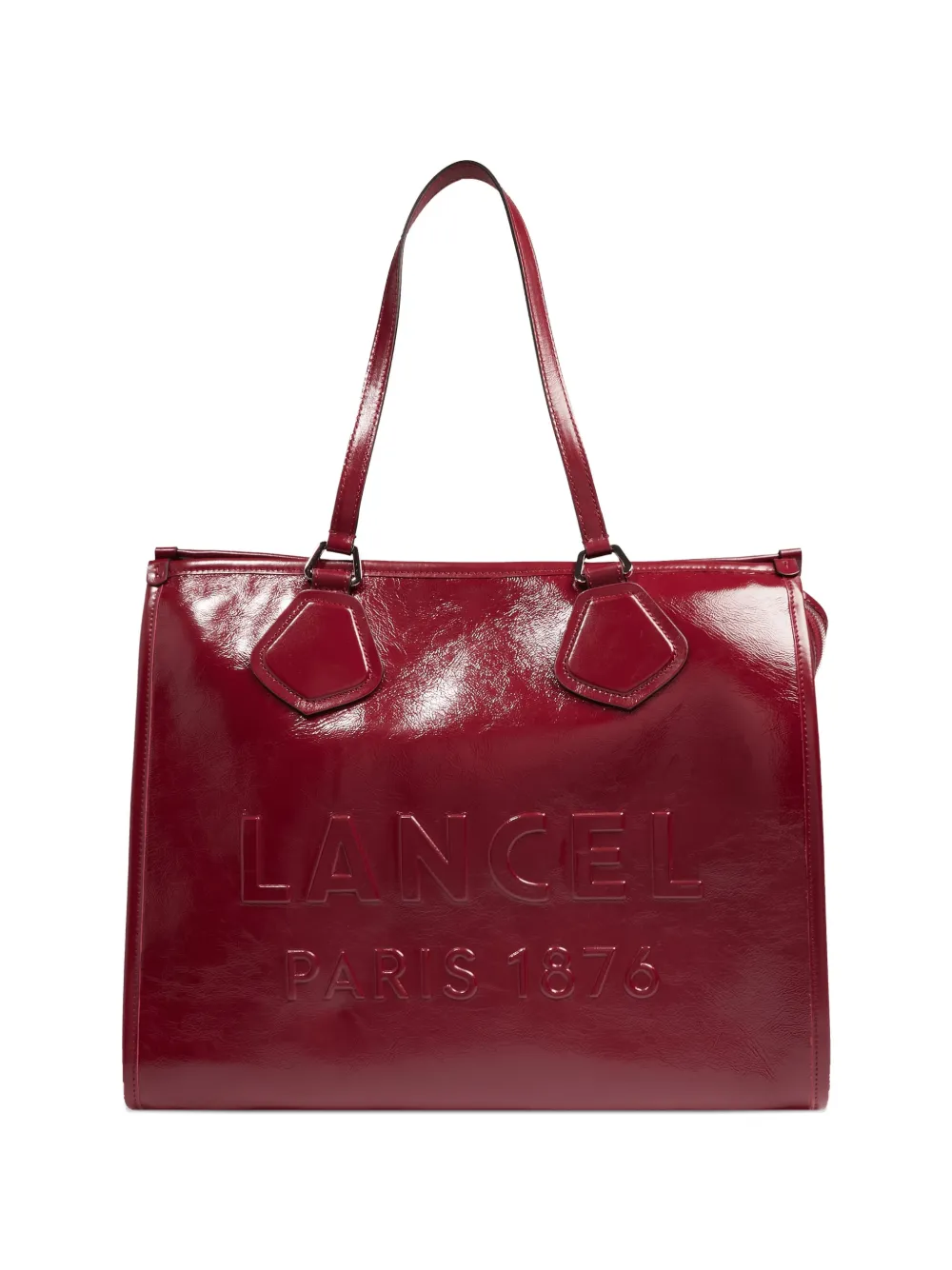 Lancel L zip tote bag - Red