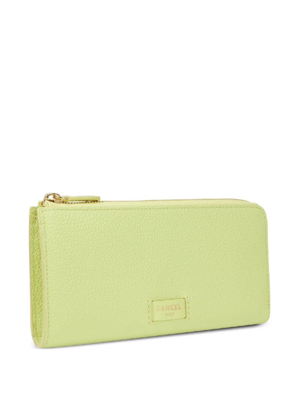  Lancel Slim Zipped Wallet - Yellow 