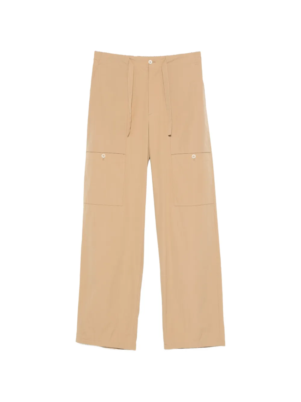 Jil Sander drawstring straight trousers - Toni neutri