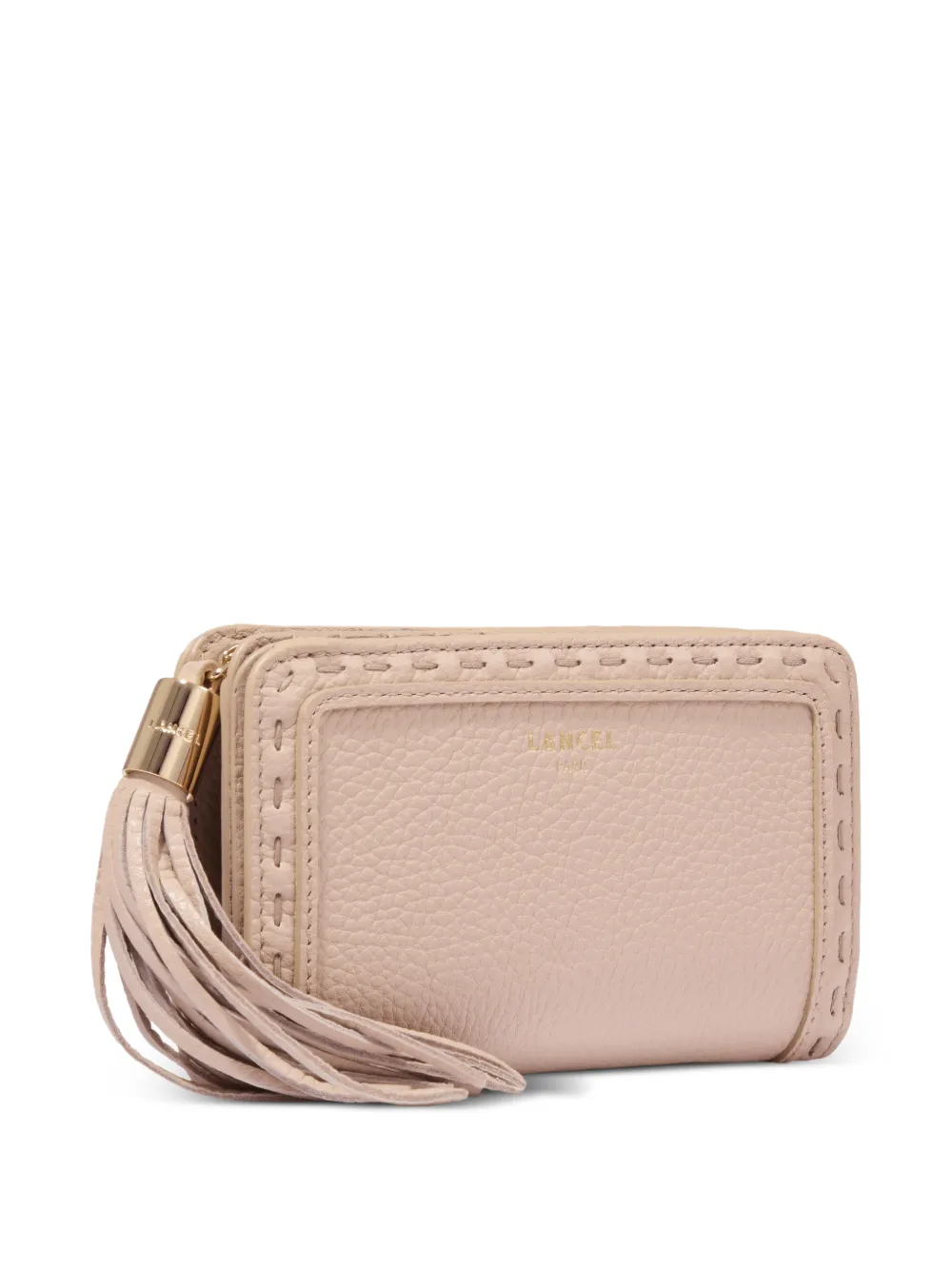 Lancel Premier Flirt portemonnee met rechthoekige rits Beige