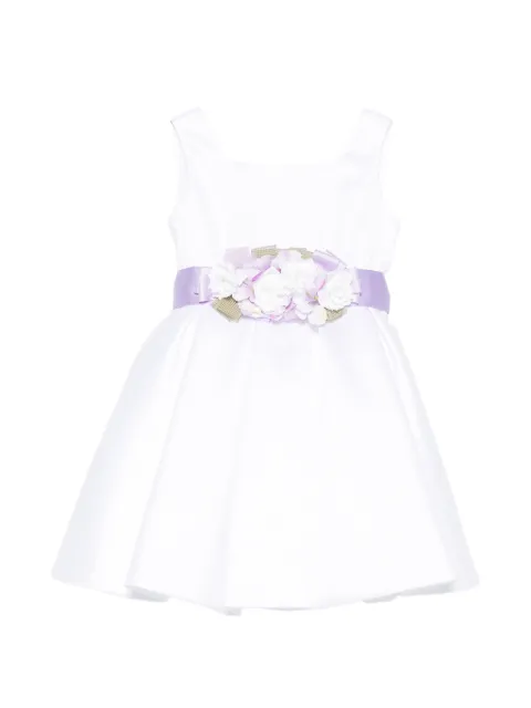 Colorichiari floral-appliqué dress