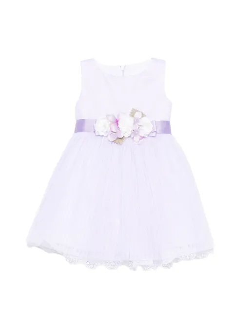 Colorichiari vestido con aplique floral