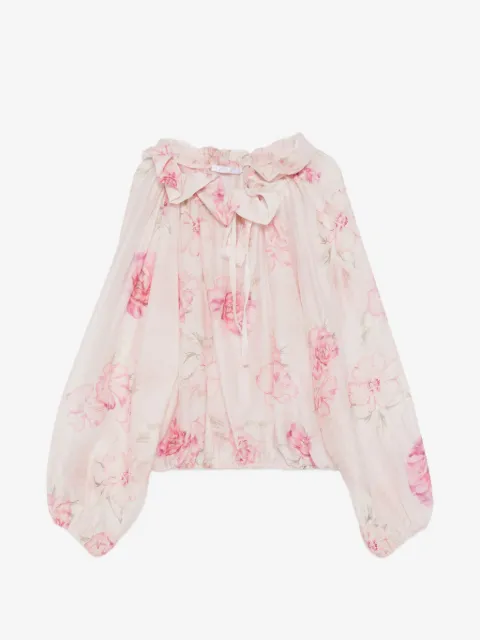 Miss Grant Kids blouse volantée à fleurs