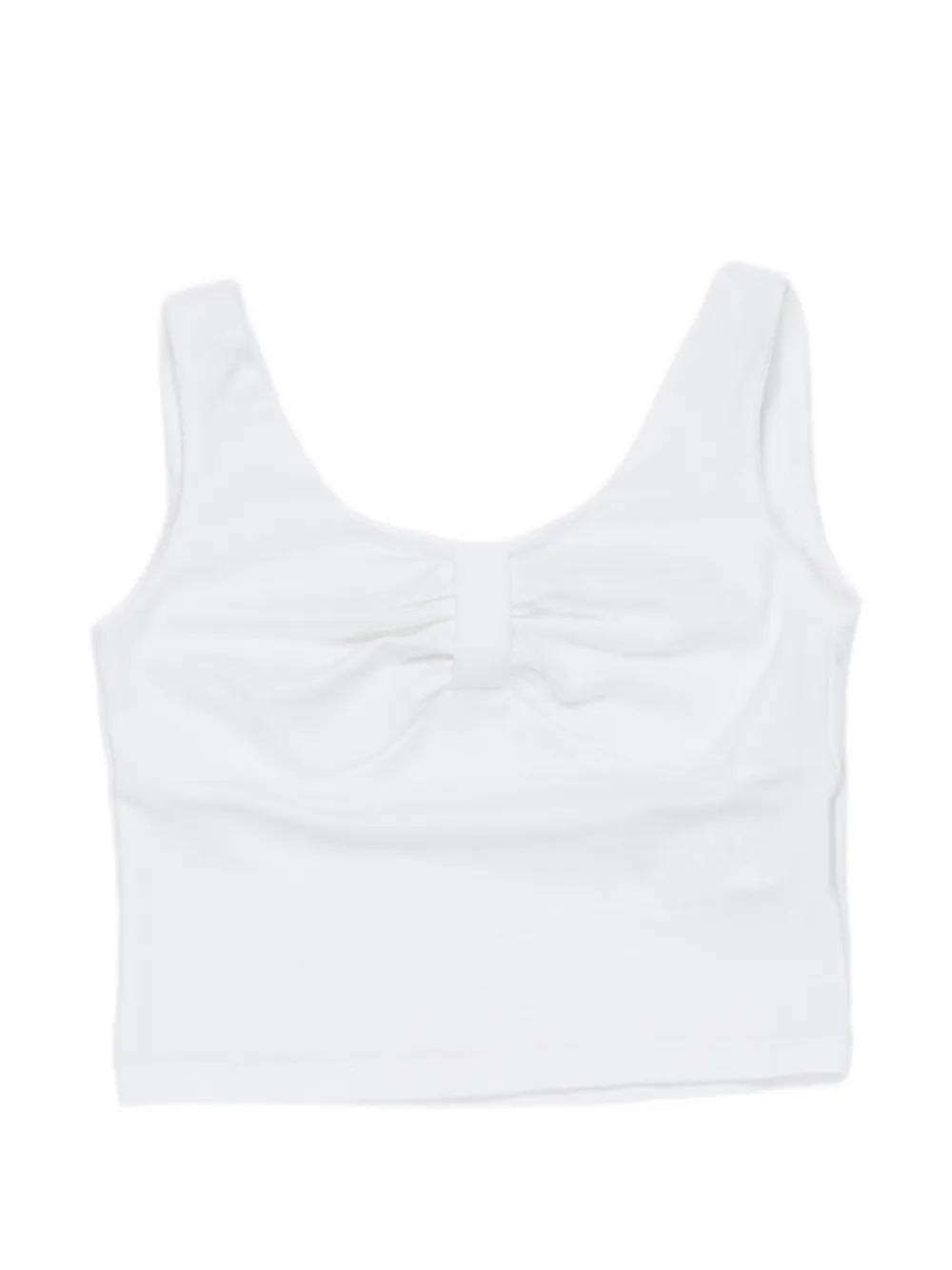 Miss Grant Kids bow top - Bianco