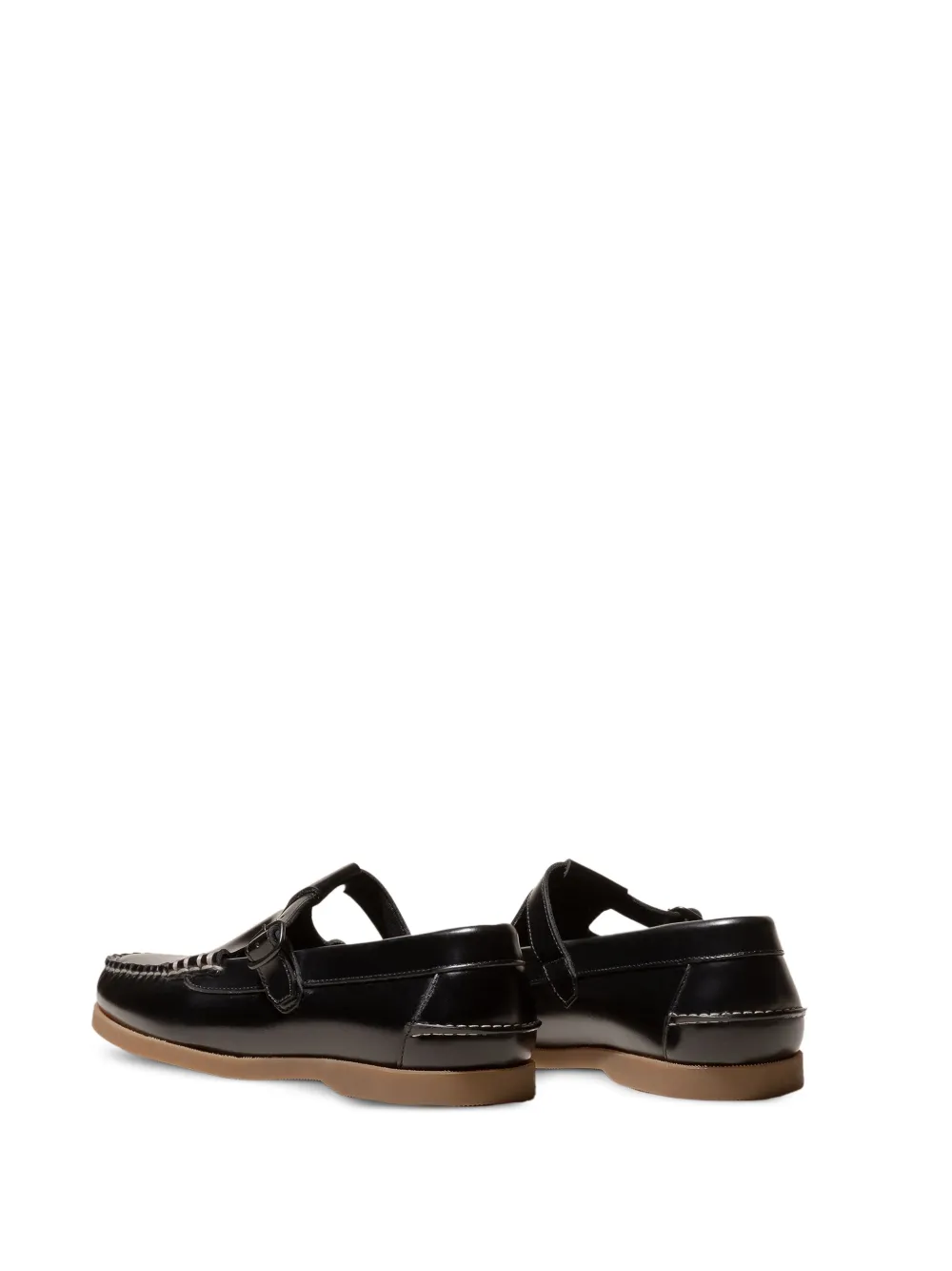 Hereu Alber loafers met T-bandje Zwart