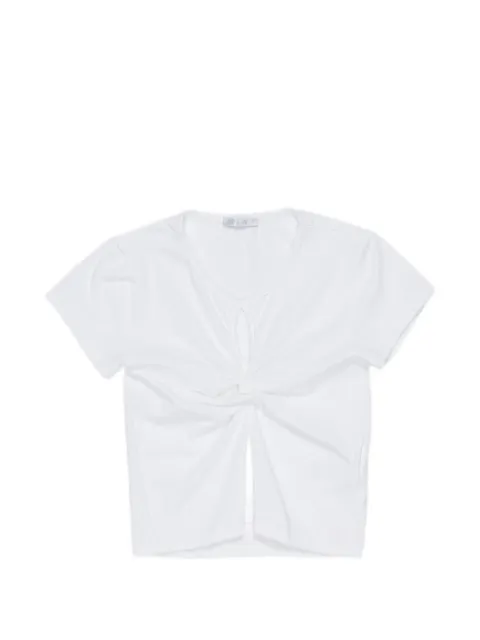 Miss Grant Kids playera con abertuas y detalle retorcido