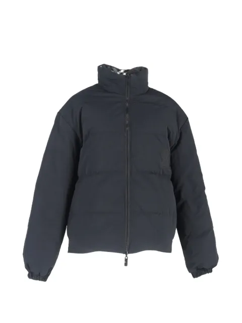 Burberry Pre-Owned 체크 패딩 재킷