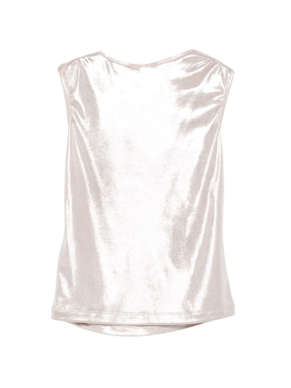  Miss Grant Kids Knotted Top - Neutrals 