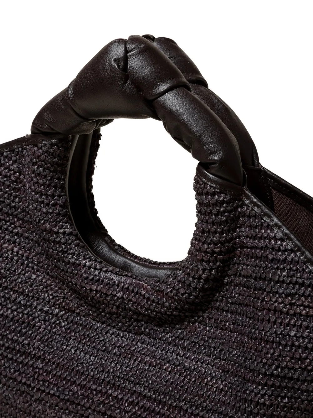  Hereu Castell Raffia Tote Bag - Brown 
