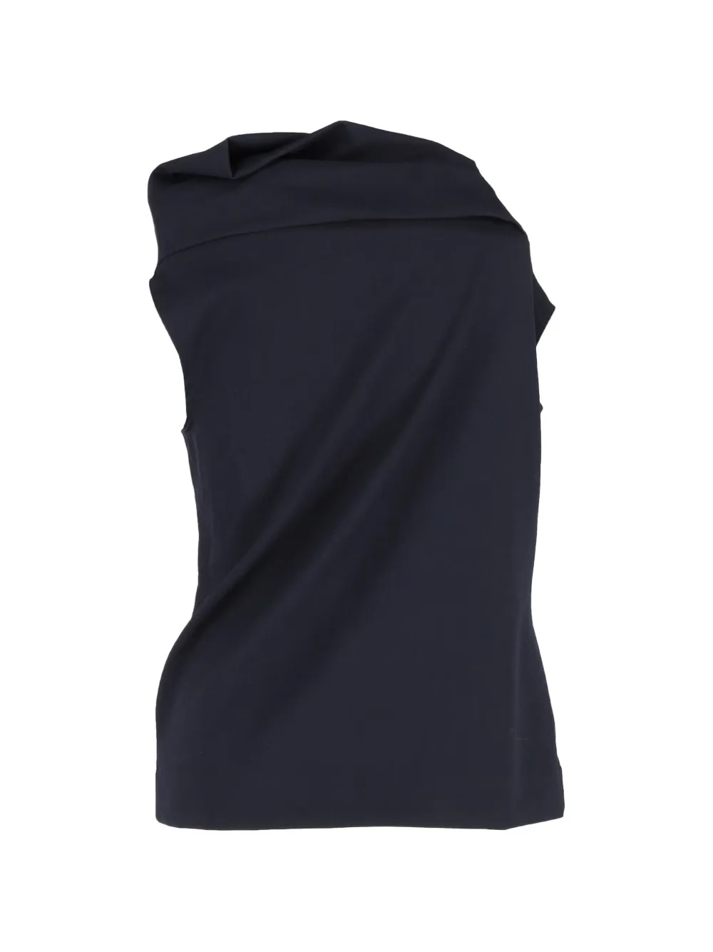  Escada Pre-owned Draped Sleeveless Top - Blue 