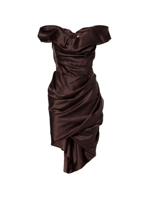 Vivienne Westwood Nova Cora asymmetrical draped dress