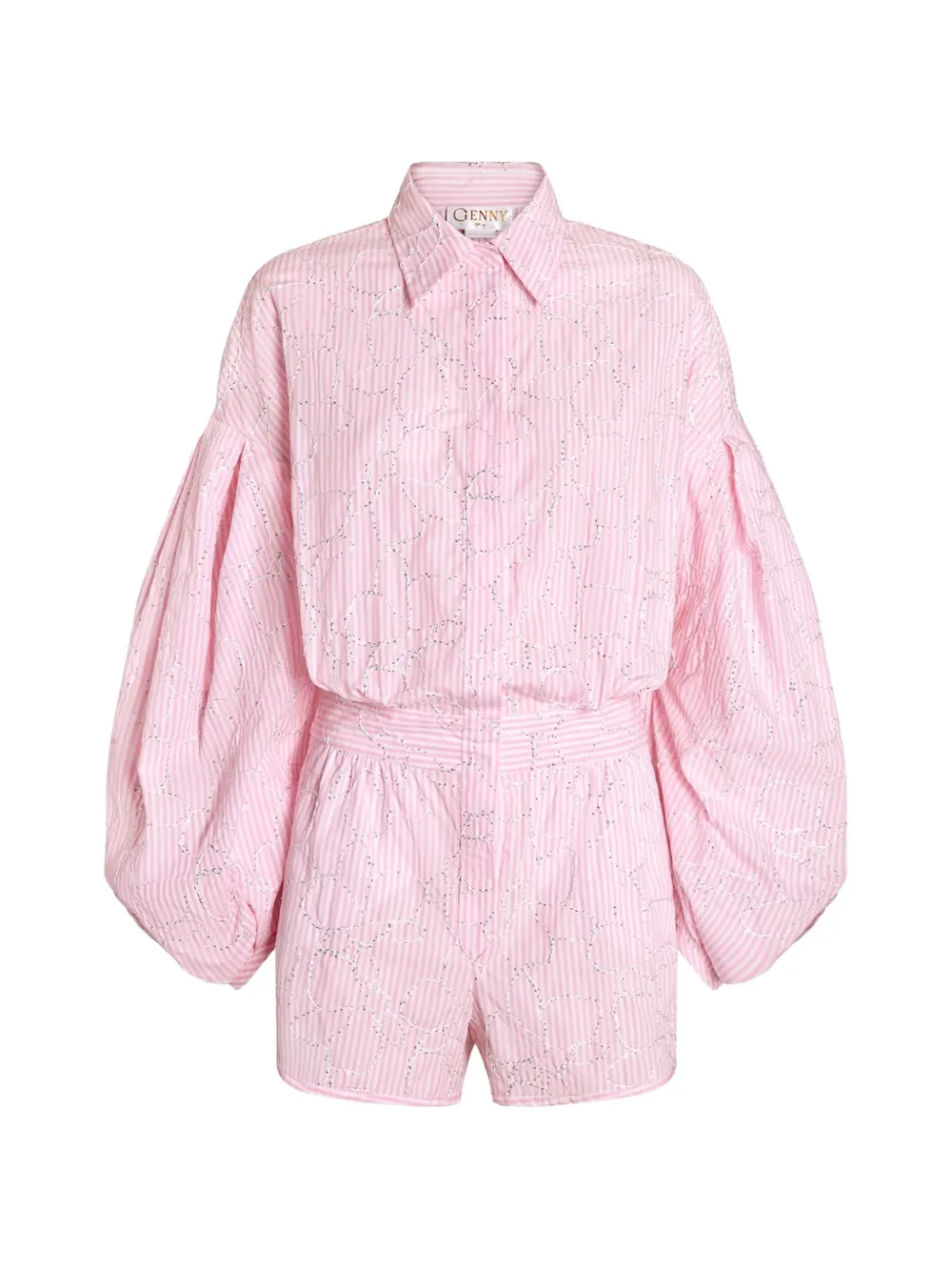 Genny Tuta corta a righe - Rosa