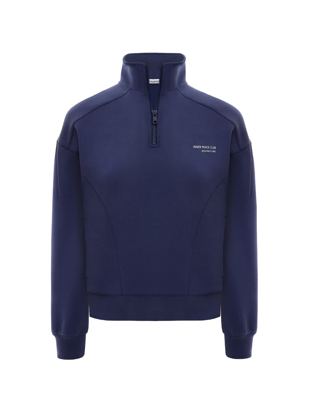 ANNAFOXY Calme zip sweatshirt - Blu