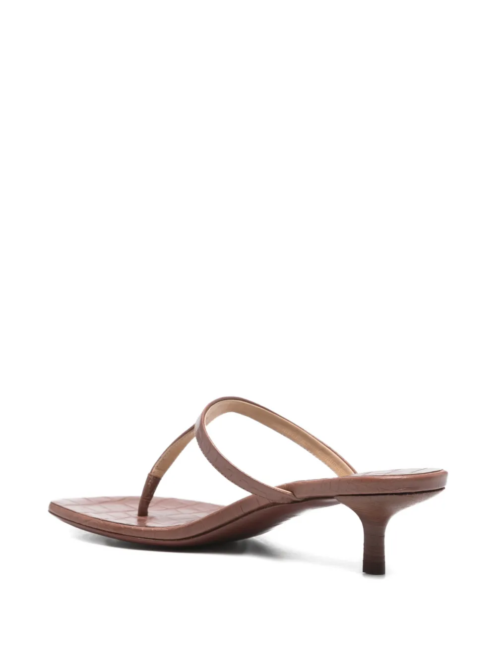Marsèll thong crocodile-effect sandals Bruin
