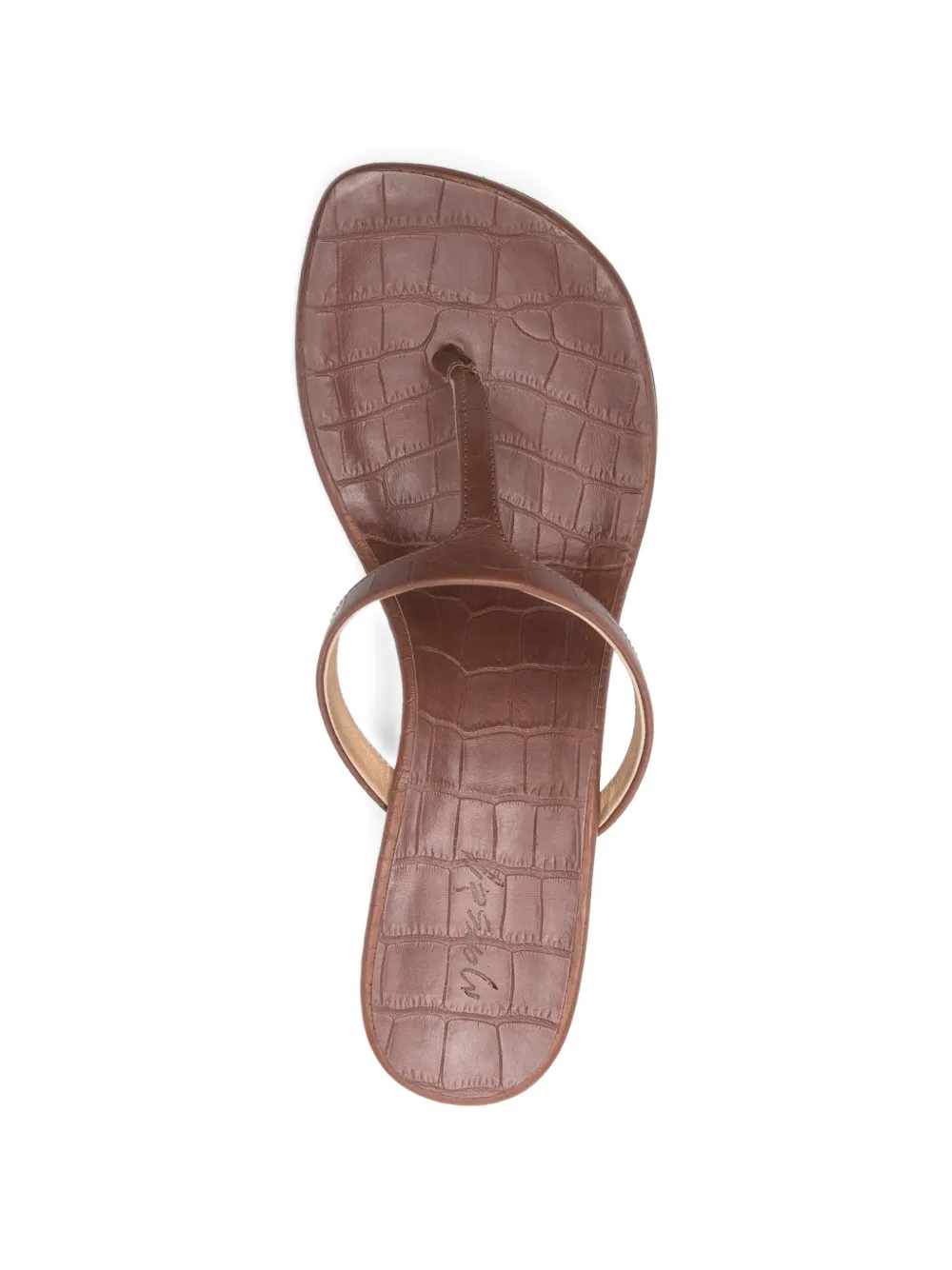Marsèll thong crocodile-effect sandals Bruin