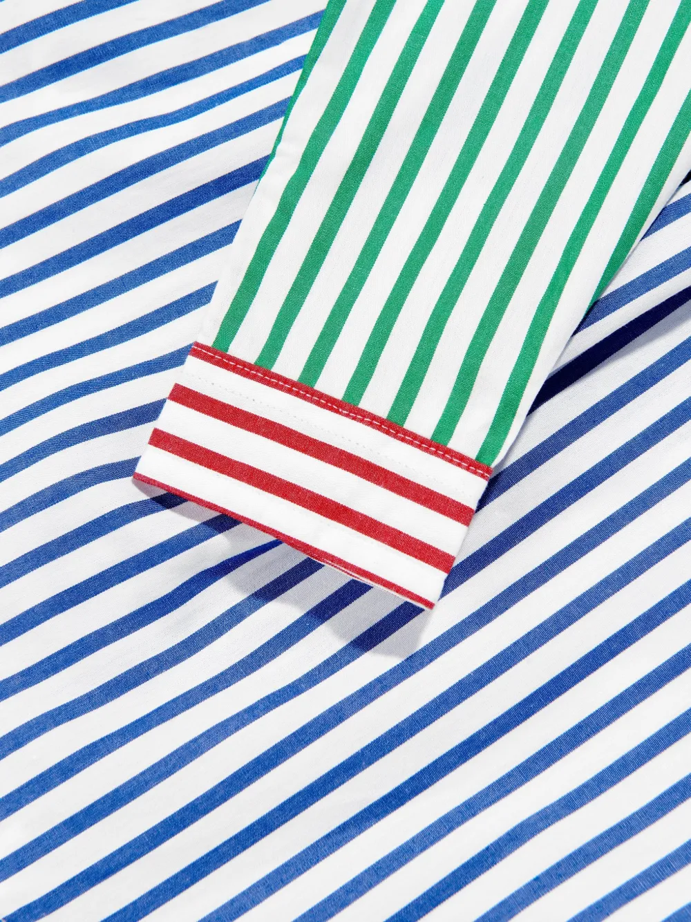 POLO RALPH LAUREN KIDS Gestreept shirt met borstzak Wit