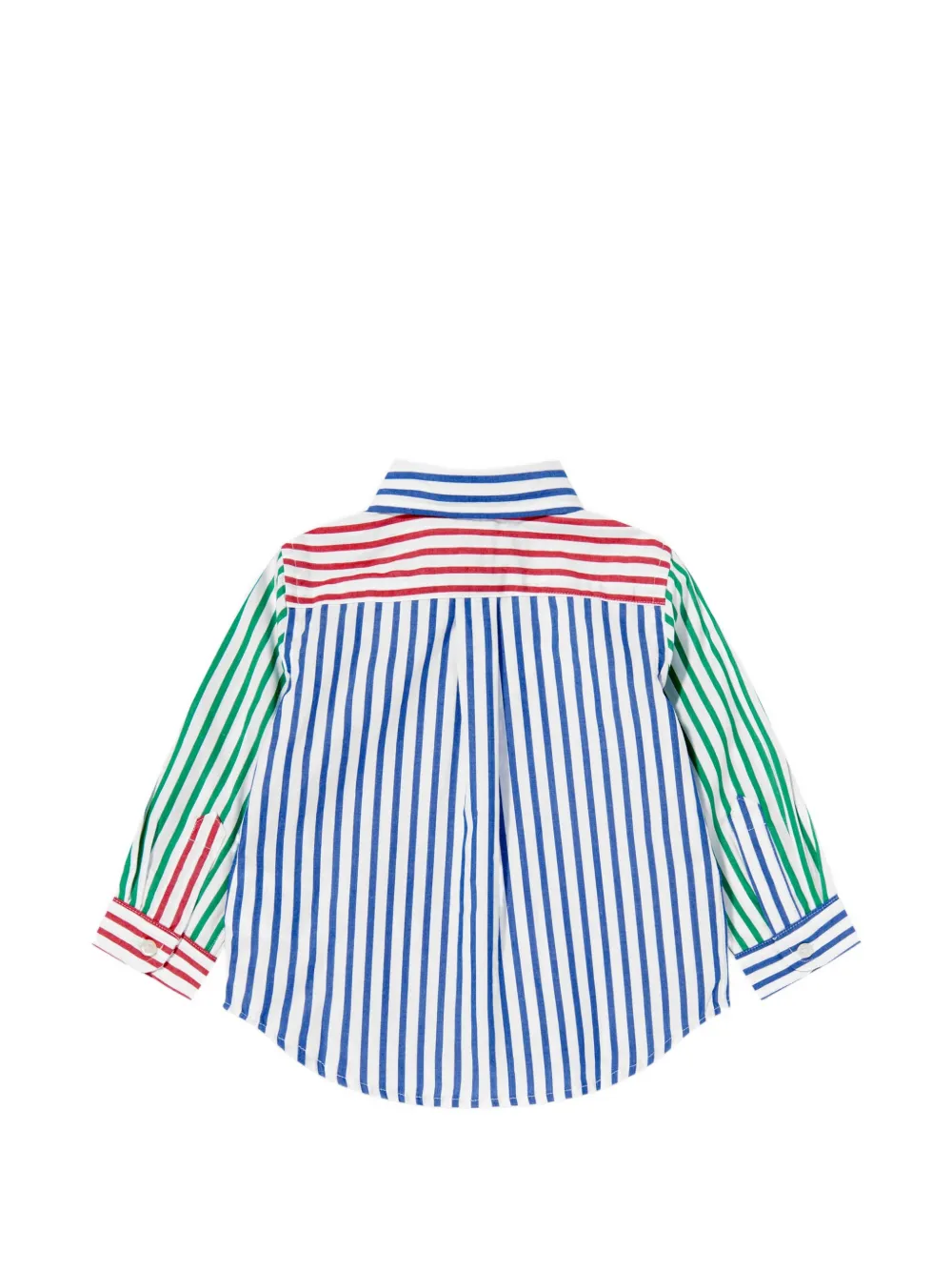 POLO RALPH LAUREN KIDS Gestreept shirt met borstzak Wit