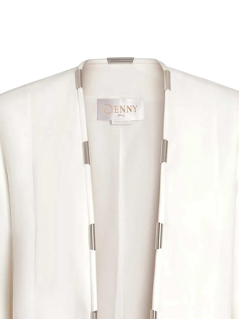 Genny Jack met metallic detail Wit