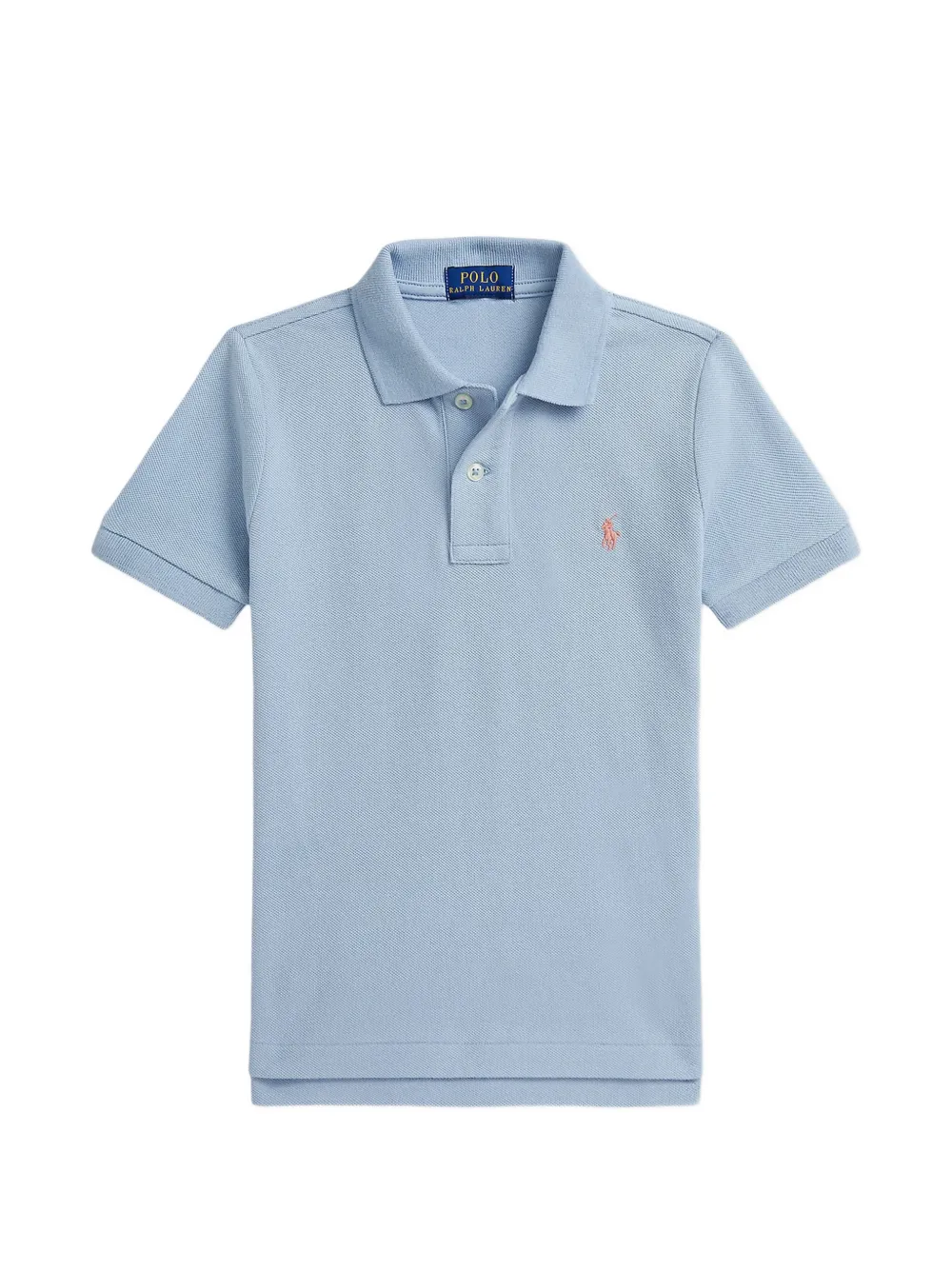 POLO RALPH LAUREN KIDS buttoned short-sleeve polo shirt - Blu