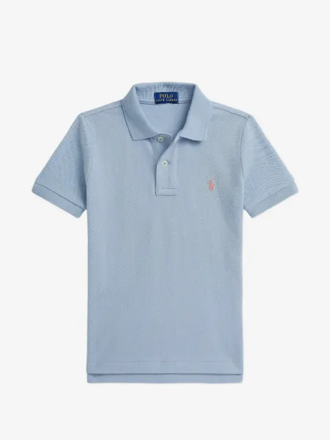 POLO RALPH LAUREN KIDS buttoned short-sleeve polo shirt