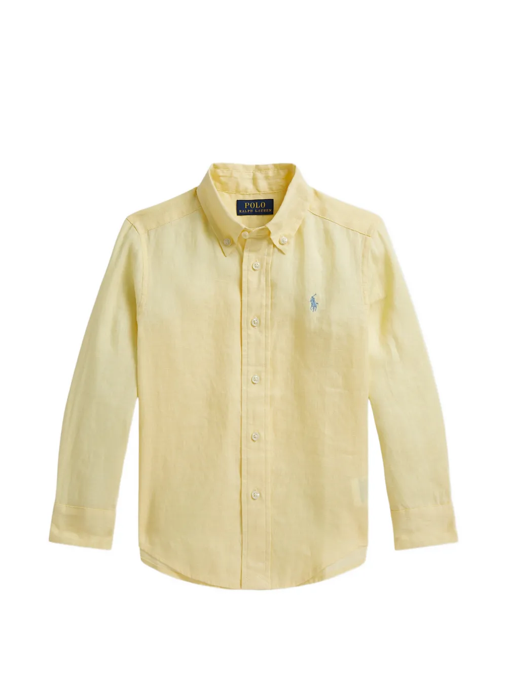 POLO RALPH LAUREN KIDS long-sleeve shirt - Giallo
