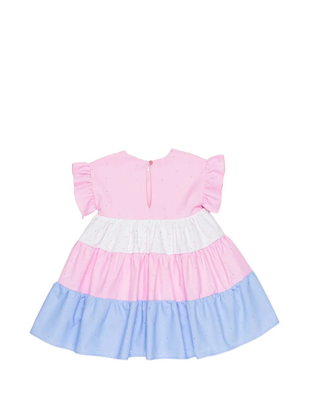 Miss Grant Kids Jurk met ruches Roze