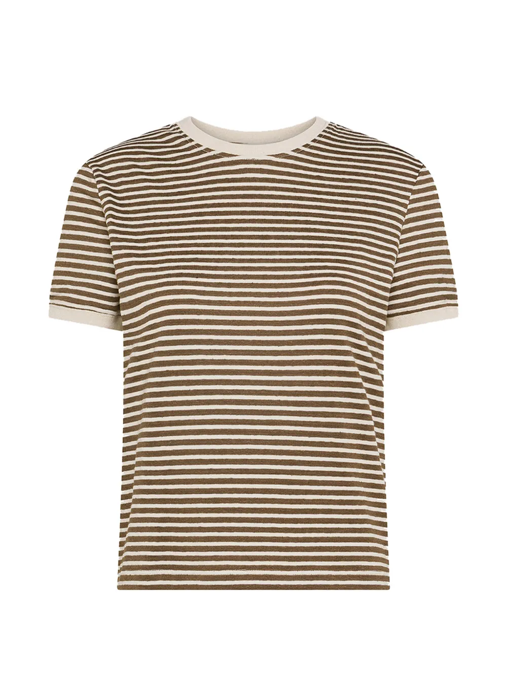Seventy striped T-shirt - Marrone