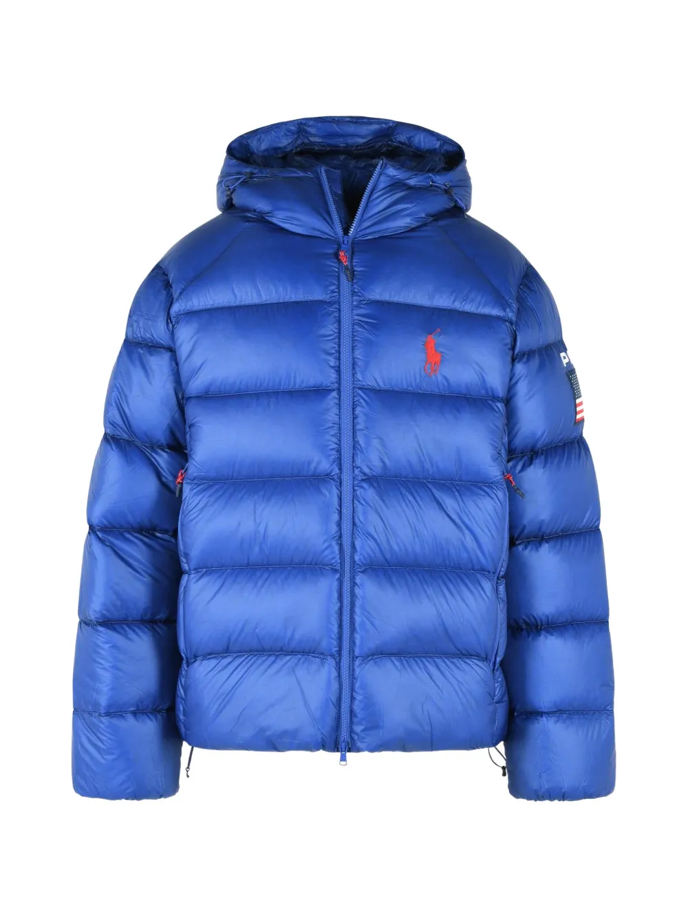 Polo Ralph Lauren The Hawthorne Flag drawstring logo-embroidery jacket - Blu