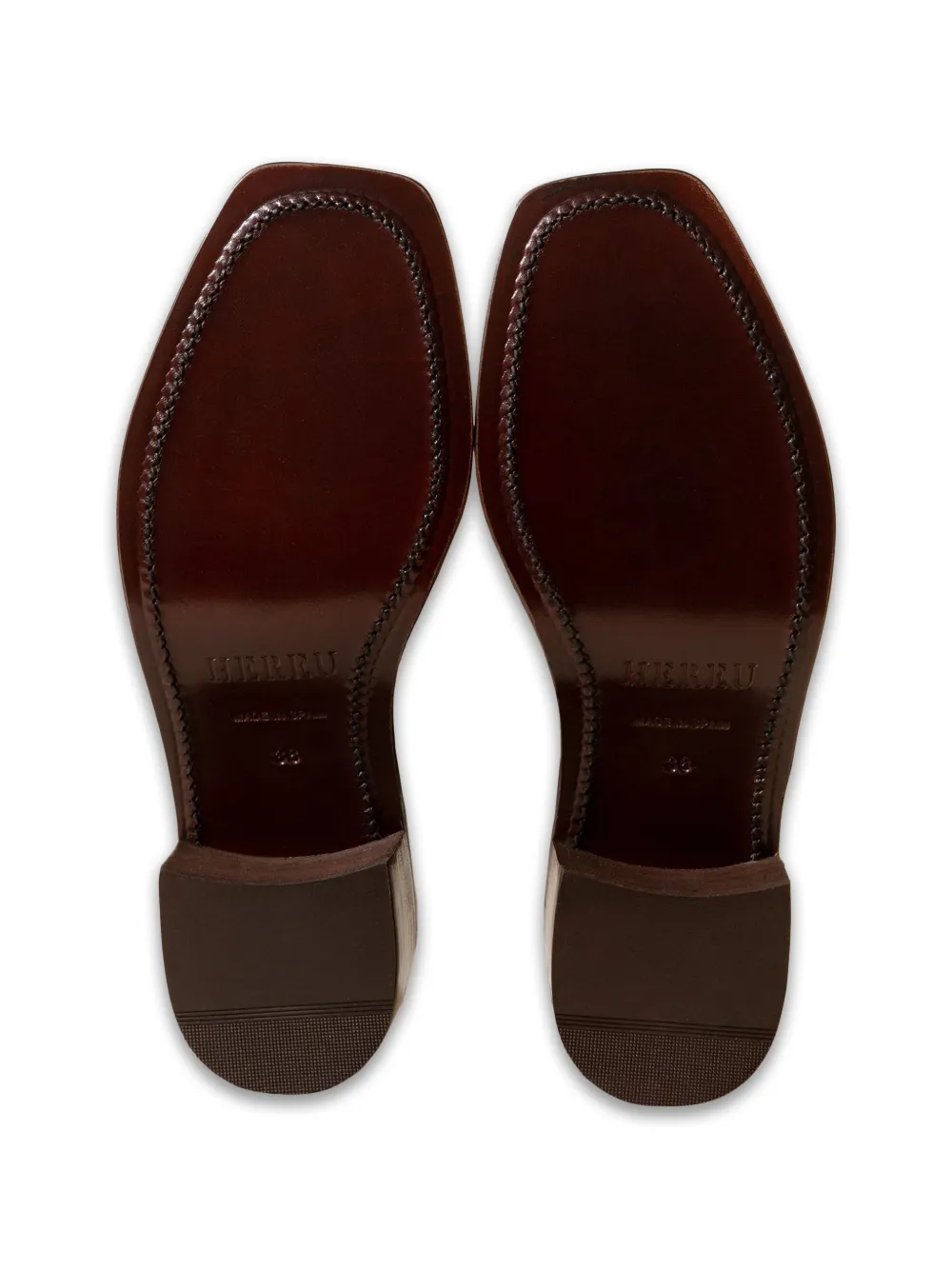 Hereu Alber pumps met T-bandje Bruin