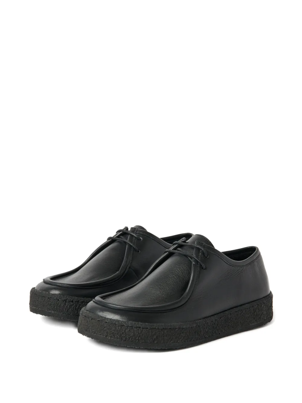 Studio Nicholson Leitch leren laarzen met ringlets Zwart