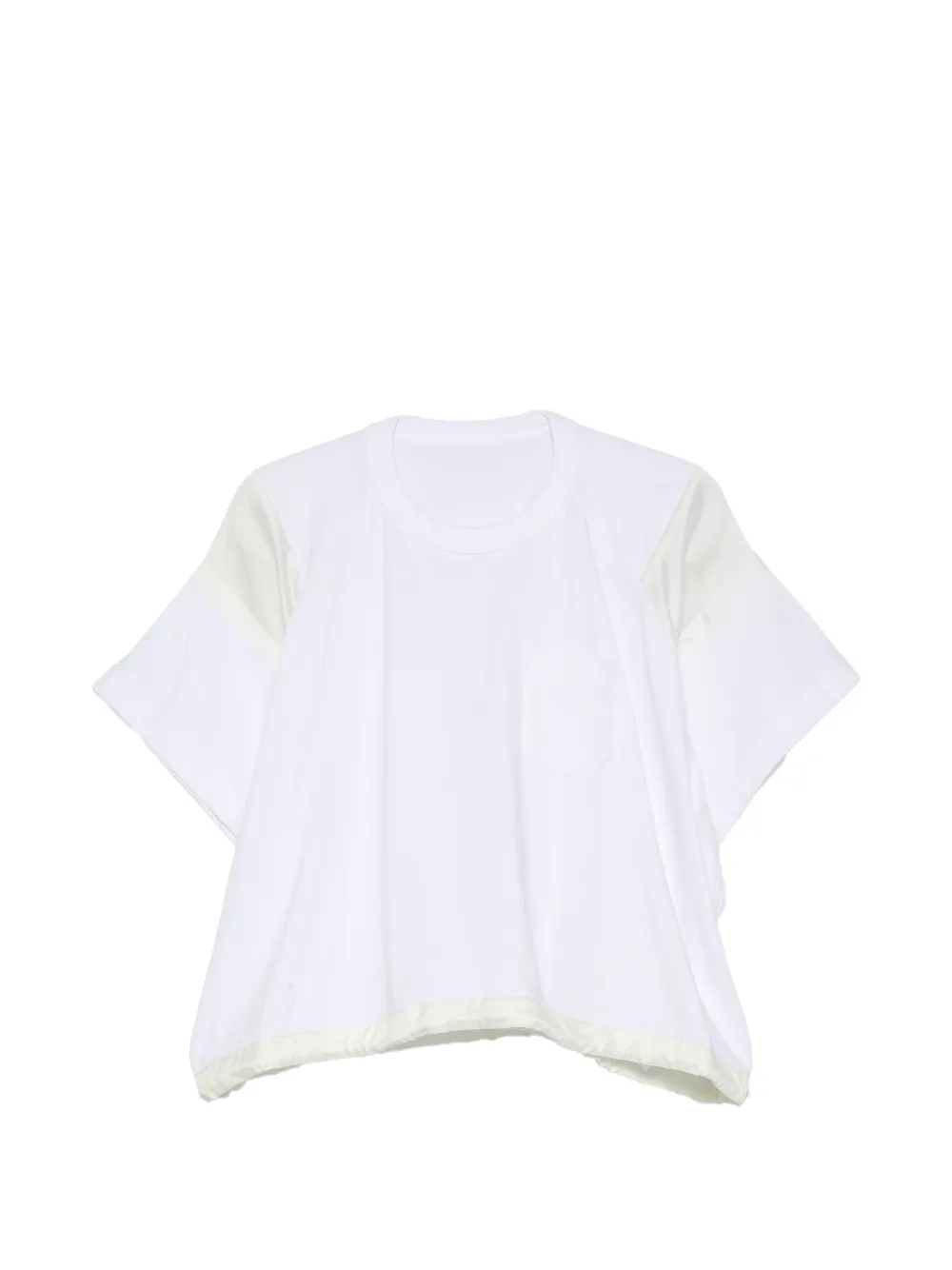 sacai T-shirt con taschino - Bianco