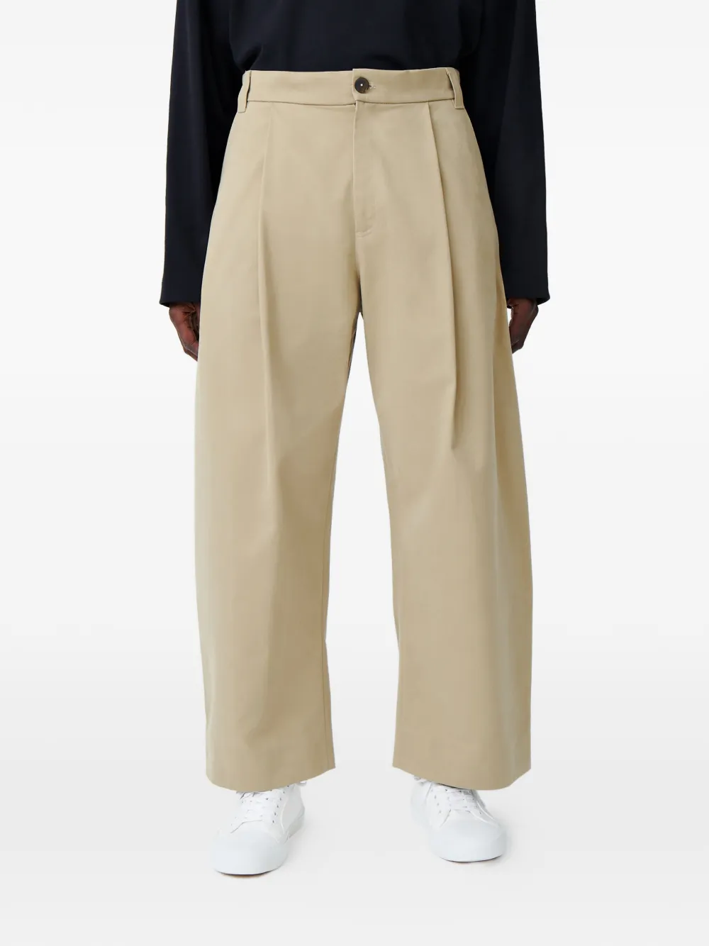 Sorte Pleated Trousers