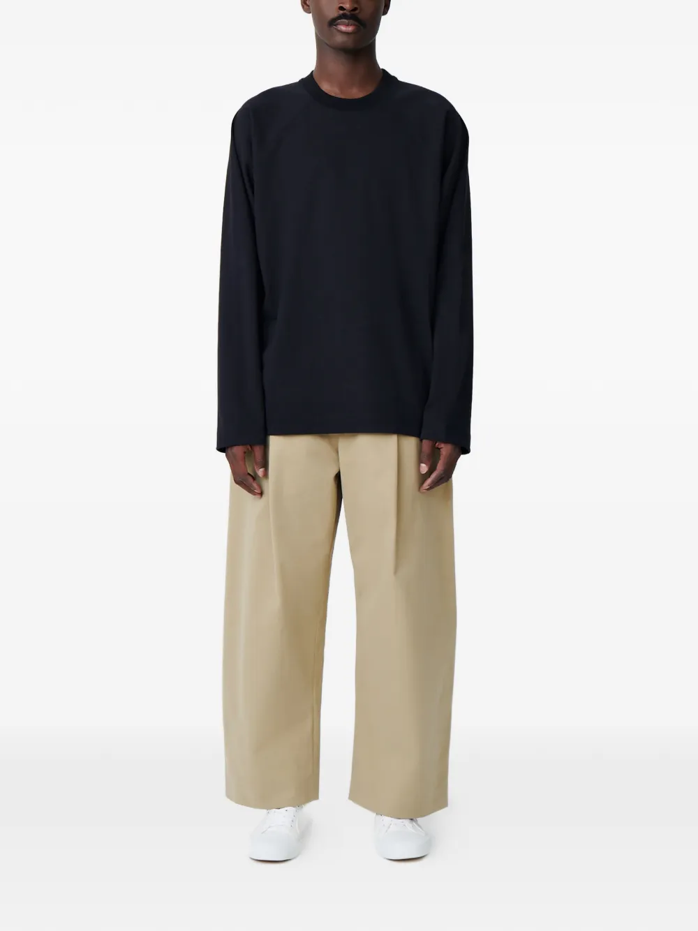 Sorte Pleated Trousers