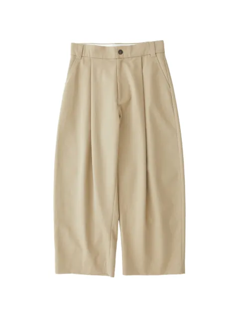 Studio Nicholson Sorte pleated trousers