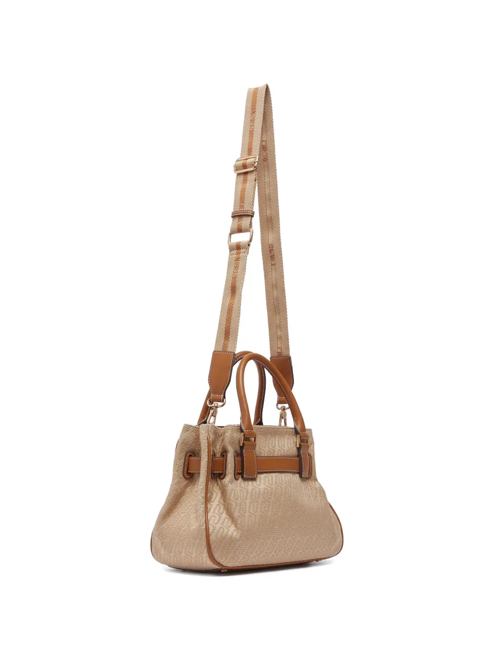 LIU JO Kleine handtas met jacquard Beige