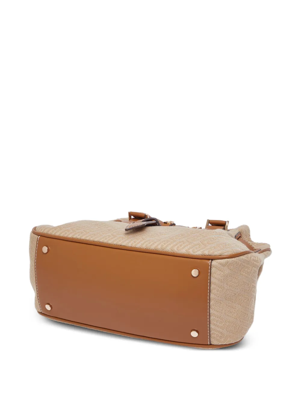 LIU JO Kleine handtas met jacquard Beige
