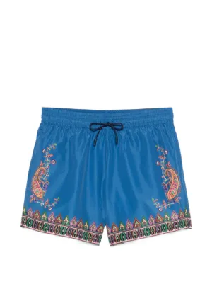 ETRO ペイズリー トランクス水着 | グリーン | FARFETCH JP