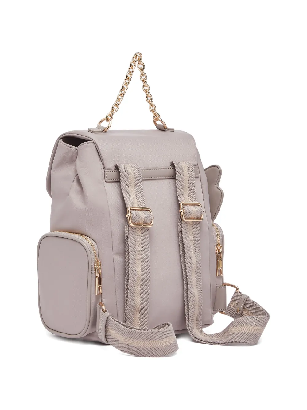  Liu Jo Zip-pocket Backpack - Neutrals 