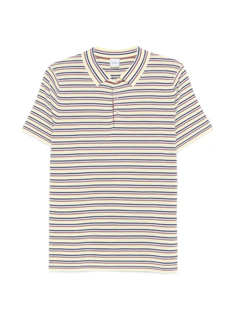 ASPESI striped-pattern knit polo shirt