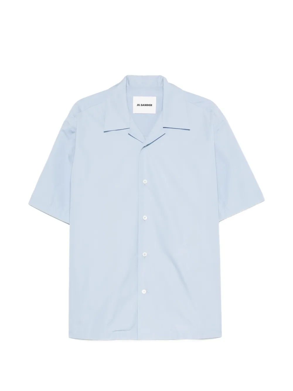 Jil Sander short-sleeve buttoned shirt - Blu
