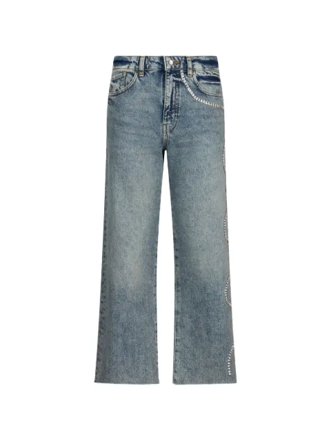 LIU JO jean court à ornements